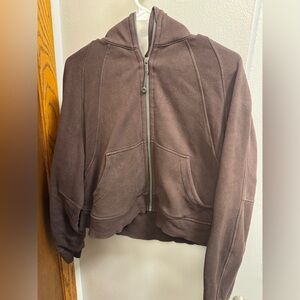 Lululemon scuba full zip size m/l
